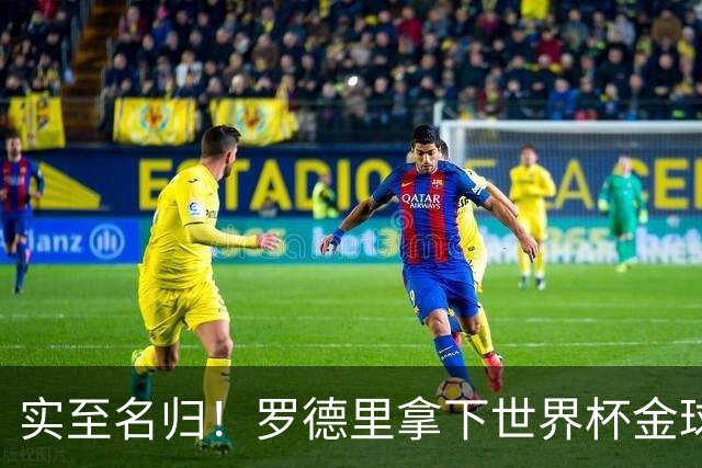 实至名归！罗德里拿下世界杯金球奖，瓜迪奥拉去年这话还真没说错